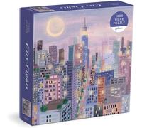 Galison 9780735371675 City Lights Jigsaw Puzzle, Multicoloured, 1000 Pieces