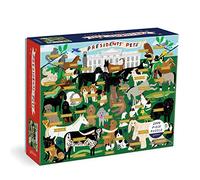 Galison 9780735372016 Presidents' Pets Jigsaw Puzzle, Multicoloured, 2000 Pieces