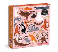 Galison 9780735372276 Yoga for Cats 500 Piece Puzzle