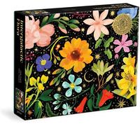 Galison 9780735372917 Intergalactic Flora Jigsaw Puzzle, Multicoloured, 1000 Pi