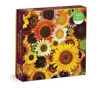 Galison 9780735374904 Sunflower Blooms Jigsaw Puzzle, Multicoloured, 500 Pieces