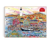 Michael Storrings Autumn By The Sea 1000 Piece Puzzle by Galison Paperback Book