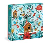 Galison 9780735376045 Winter Perch Jigsaw Puzzle, Multicoloured, 500 Pieces