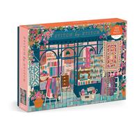 Galison 9780735378452 Jigsaw Puzzle, Multicoloured, Warm Earth Tones | Illustration by Victoria Ball, Crafting, Cozy Shop, Colorful, Challenging, Recycled Paper, No Dust, Finished Size 27" x 20"