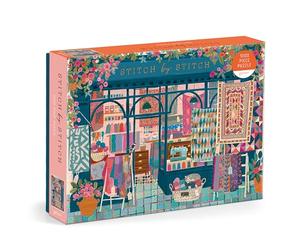 Galison 9780735378452 Jigsaw Puzzle, Multicoloured, Warm Earth Tones | Illustration by Victoria Ball, Crafting, Cozy Shop, Colorful, Challenging, Recycled Paper, No Dust, Finished Size 27" x 20"
