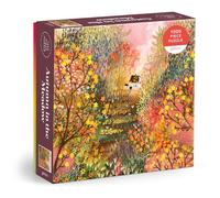 Galison Autumn In The Meadow - 1000 Piece Jigsaw Puzzle Featuring Beautiful Artwork Of A Cottage Nestled Amongst A Fall Meadow