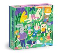Galison Bunny Daydream - 1000 Piece Jigsaw Puzzle Featuring Beautiful Artwork Of A Bunny Picnic Scene For Easter