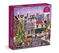 Galison Christmas Square 1000 Piece Puzzle in Square Box from Galison - Holiday Puzzle for Adults with Beautiful Artwork from Joy Laforme, Thick and Sturdy Pieces, Perfect