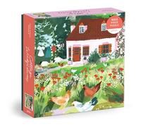 galison Jigsaw Puzzle – Cottage Wildflowers – 1000 Piece, English Country Artwork