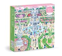 Galison Easter Egg Hunt - 500 Piece Michael Storrings Jigsaw Puzzle Featuring Beautiful Artwork Of An Easter Spring Garden Egg Hunt