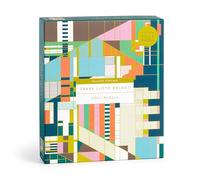 Galison Frank Lloyd Wright Hillside Curtain - 1500 Piece Foil Puzzle Featuring Iconic Hillside Theater Curtain Geometric Pattern Artwork