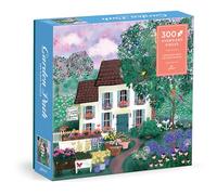 Galison Garden Path - 300 Piece Puzzle Fun and Challenging Activity with Bright and Bold Artwork of Country Cottage and Plant Path for Adults and Families