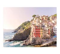 Galison Gray Malin Cinque Terre - 1000 Piece Book Puzzle with Dreamy Italian Architecture Photography from La Dolce Vita Artwork Packaged in Magnetic Keepsake Book Sized Box