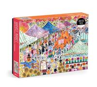 Galison Harvest Market - 1000 Piece Michael Storrings Jigsaw Puzzle Featuring Beautiful Artwork Of A Harvest Market In The Fall