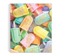 Galison Icy Treats - 1000 Piece Puzzle Featuring A Pastel Collage Of Frozen Treats Perfect For Summer