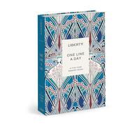 Galison Liberty One Line A Day - Daily Keepsake Journal with Bright Liberty Print Artwork Includes 372 Pages