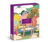 Galison Liberty Prospect Road - DIY 9 x 12 Paint by Number Kit with Iconic Liberty Print Art for Beginners and Experts Includes Paint and Brushes