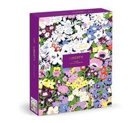 Galison Liberty Thorpe - DIY 9 x 12 Paint by Number Kit with Iconic Liberty Print Art for Beginners and Experts Includes Paint and Brushes