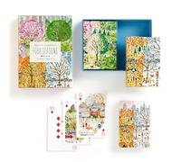 Galison Michael Storrings Four Seasons Playing Cards, Set of 2