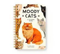 Galison Moody Cats Sticker Book