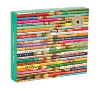 Galison Puzzle Mudpuppy 735353255 - Vintage Pencils 1000 Piece Foil Stamped