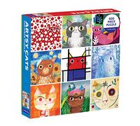 Galison Mudpuppy Artsy Cats 500Pc Family Puzzle