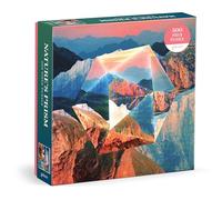 Galison Nature's Prism - 1000 Piece Puzzle Featuring Prisms Superimposed Over Vibrant Canyon Filled Landscapes