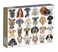 Galison, Paper Dogs Jigsaw Puzzle