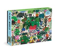 Galison Plant World - 1000 Piece Puzzle Fun and Challenging Activity with Bright and Bold Artwork of Botanica Plant Collection for Adults and Families