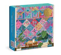 Galison Quilter's Corner - 1000 Piece Victoria Ball Jigsaw Puzzle Featuring Beautiful Artwork Of Quilts and Textile Arts