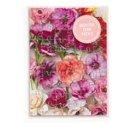 Galison Ranunculus - Beautiful Floral Greeting and Jigsaw Puzzle Card Includes Color Coordinated Envelope and Sticker Seal
