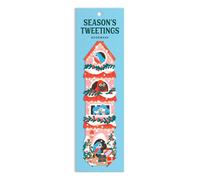 Galison Season's Tweetings - Paper Bookmark Featuring Christmas Bird Artwork for Reading Enthusiasts