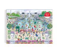 Galison Springtime In Paris - 1000 Piece Michael Storrings Puzzle Featuring The Ornamental Grand Bassin Pond In The Spring