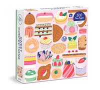 Galison Sweet Confections - 500 Piece Puzzle Fun and Challenging Activity with Bright and Bold Artwork of Sweet Patisserie Treats for Adults and Families