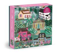 Galison The Cottage Hills - 1000 Piece Joy Laforme Jigsaw Puzzle Featuring Beautiful Artwork Of Cottages In A Fairytale Neighborhood