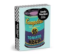 Galison Warhol Pop Art Notecard Set - 16 Cards, 8 Designs, 17 Envelopes - Retro Style - Unisex - 16 Pieces, 1 Set