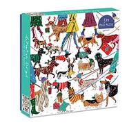Galison - Winter Dogs 500 Piece Puzzle - Map - P245z