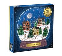 Galison - Winter Snow Globe 500 Piece Puzzle - Map - P245z