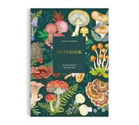 Galison World Of Mushrooms - Multifunctional Premium A5 Journal with Bright Mushroom Patterned Artwork Includes 300 Lined Pages