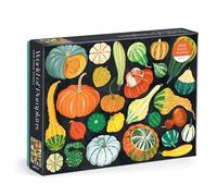 Galison World Of Pumpkins - 1000 Piece Jigsaw Puzzle Featuring Beautiful Painted Artwork Of A Pumpkin And Gourd Collection