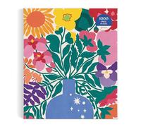 Galison Zodiac Flowers - 1000 Piece Puzzle Featuring Artistic Flowers Paired With Zodiac Signs