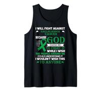 Gall Bladder Cancer Awareness Kelly Green Ribbon Gift Tank Top