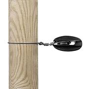 Gallagher - Corner insulator S (black, pack of 5) - Electric fence wire insulator