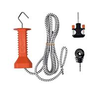 Gallagher Elastic Bungee Rope Gate Set - up to 6m - White