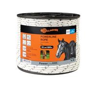 Gallagher - PowerLine Rope (white, 200 meter) - Electric fence rope conductor / cord conductor - Electric fence wire conductor