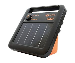 Gallagher S40 solar fence energiser including battery (6 V - 10 Ah)