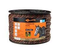 Gallagher TurboLine Braided Rope 200m - 8 Stainless Steel and 3 Copper Conductors - Terra Colour