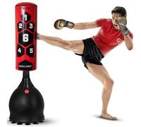 Gallant 5.5 Feet Free Standing Punching Bag- Heavy Duty Boxing Bag for Adults Kickboxing, Mixed Martial Arts, Muay Thai, Martial Arts Training Equipment with Durable Pedestal Stand, Indoor Outdoor Use