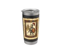 Gallant Armored Duck Warrior Medieval Castle Stainless Steel Insulated Tumbler