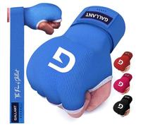 Gallant Boxing Hand Wraps Inner Gloves - 75cm Long Wrist Support Straps - Elasticated, Gel Padded, Fist Protection Headwraps For Martial Arts, Punching Training, Muay Thai, MMA - (Blue XL)